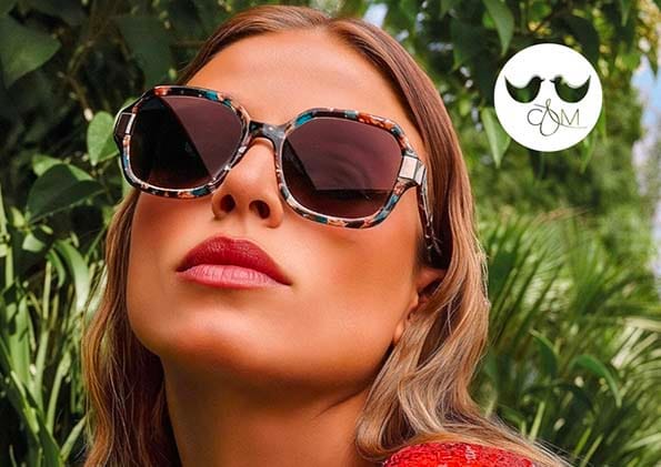 photo d'une modèle portant des lunettes Clémence et Margaux