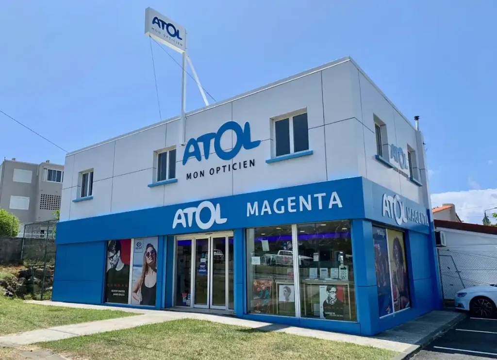 photo extérieur du magasin d'optique Atol Mon Opticien à Nouméa, Magenta