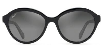 photo d'une paire de lunette Maui Jim Mariana noire de face