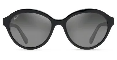 photo d'une paire de lunette Maui Jim Mariana noire de face