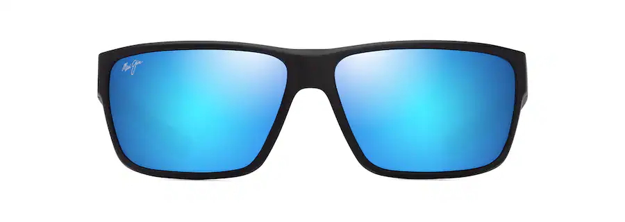 photo d'une paire de lunette Maui Jim Uila noire de face
