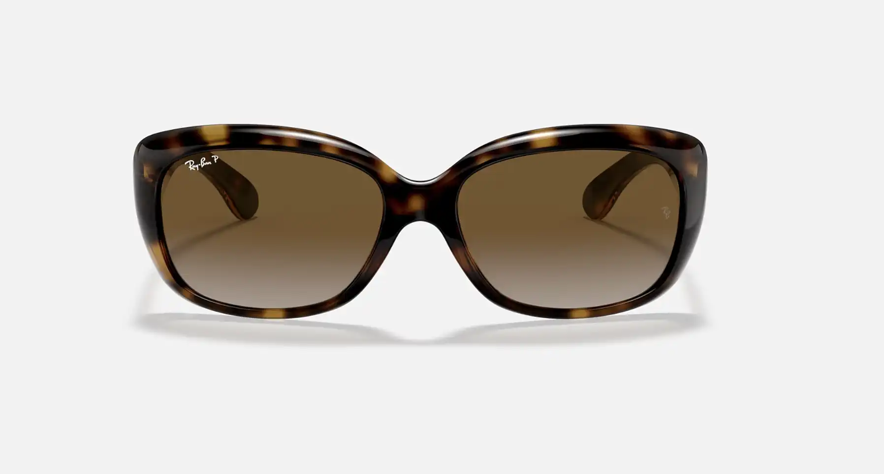 photo d'une paire de lunette RayBan Jackie Ohh écaille de face
