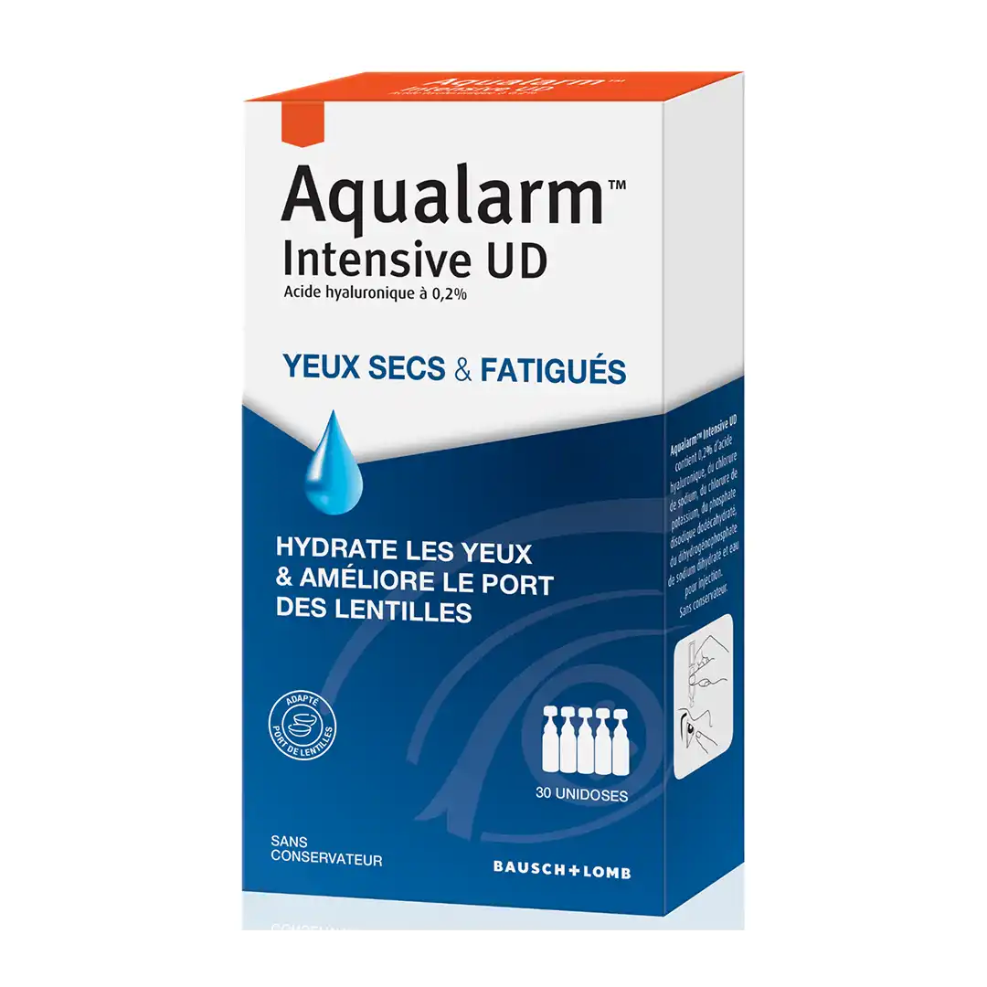 photo du pu pack Aqualarm Intensive UD en 30 doses