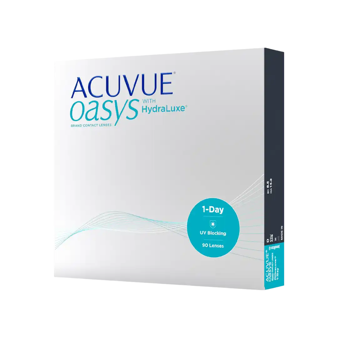 photo des lentilles Acuvue Oasys en 90 lentilles journalières