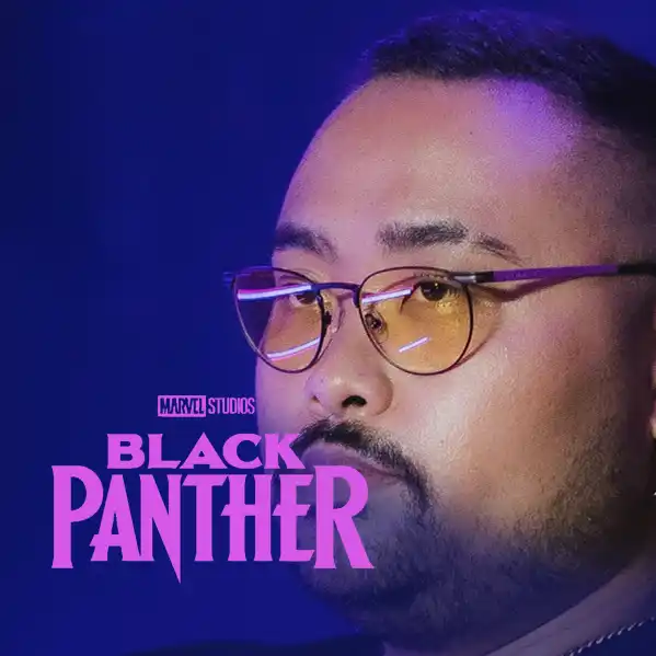 photo d'une paire de lunette Gunnar mateo black panther portée par un homme