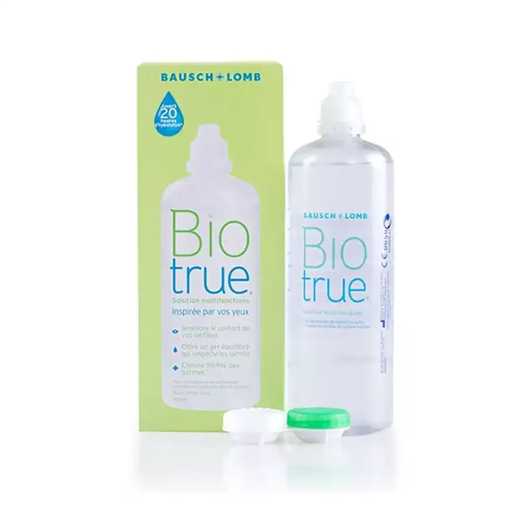 photo du nettoyant BioTrue de Bausch et Lomb en 300 ml