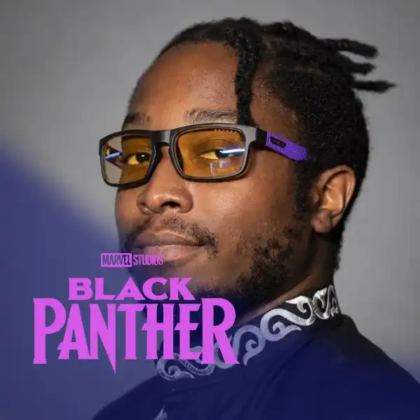 photo d'une paire de lunette Gunnar enigma black panther portée par Will I AM