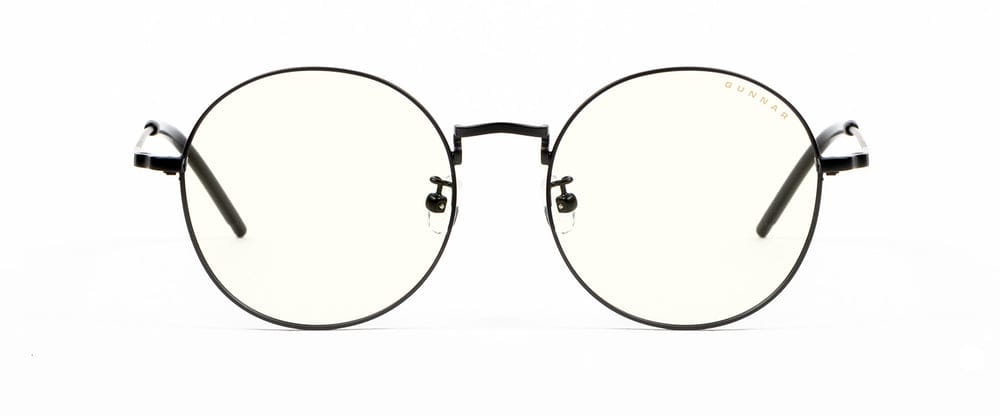 photo d'une paire de lunette Gunnar ellypse onyx vue de face