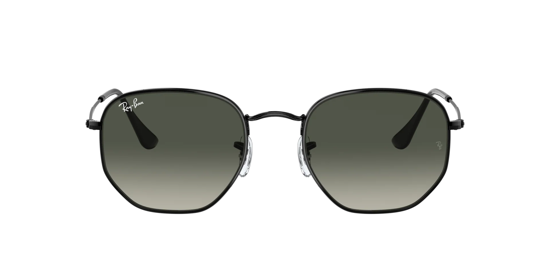 photo d'une paire de lunette RayBan Justin en métal noire