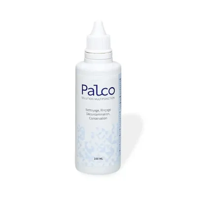 photo du nettoyant lentilles de contact Palco en 100 ml